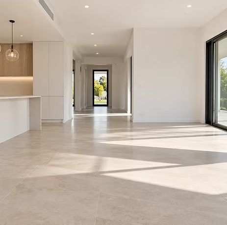 Vacant residential interior prepared for sale or settlement